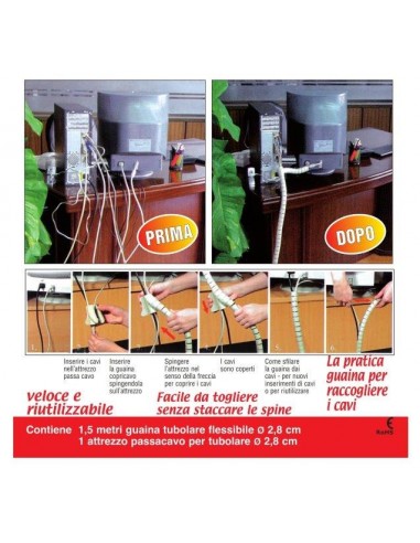 KIT COPRICAVO 1,5MT D.2,8 CM KIT COPRICAVO 1,5MT D.2,8 CM