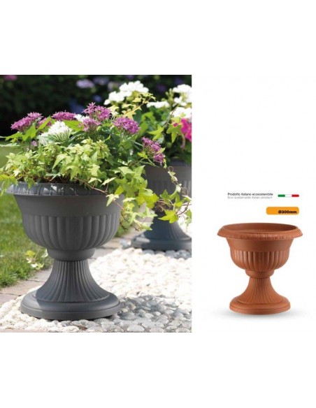 VASO CON SUPPORTO  D.30 X 55