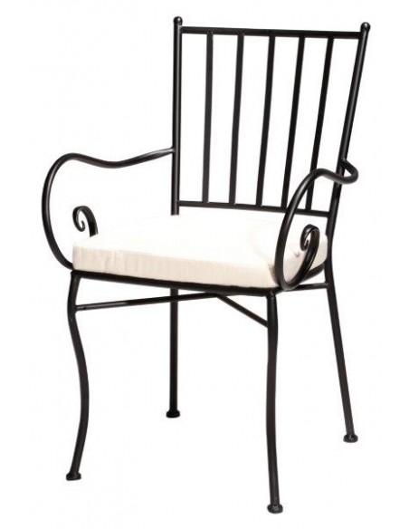 SEDIA ORTIGIA METALLO CON CUSCINO