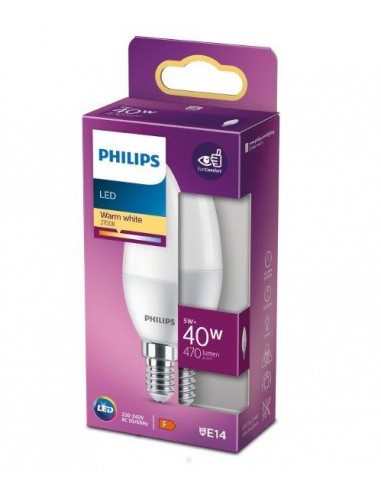 LAMPADINA A LED "PHILIPS" OLIVA 40W... LAMPADINA A LED "PHILIPS" OLIVA 40W...