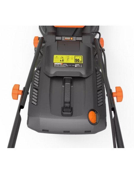 RASAERBA A BATTERIA 34 CM 40V CON 2 BATTERIE E CARICATORE WORX WG779E