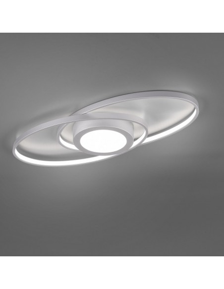 PLAFONIERA LED 2 ELLISSI L 57CM