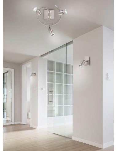 FARETTI  3 LUCI  ACCIAIO SATINATO... FARETTI  3 LUCI  ACCIAIO SATINATO...