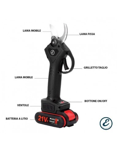 TRONCARAMI PORTATILE CON 2 BATTERIE