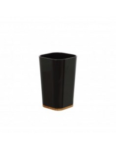 PORTASPAZZOLINO NERO BAMBOO
