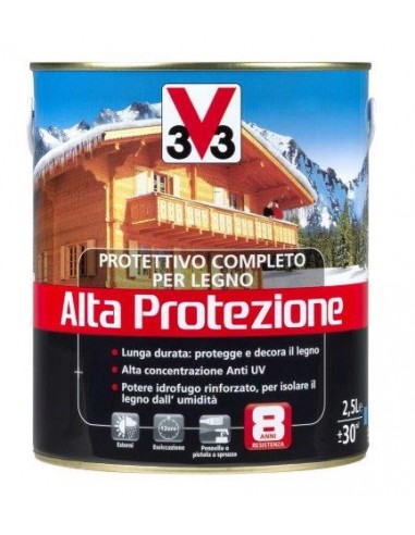 PROTEZIONE COMPLETA PER LEGNO ALTA PROTEZIONE Lt. 2,50 CASTAGNO SCURO