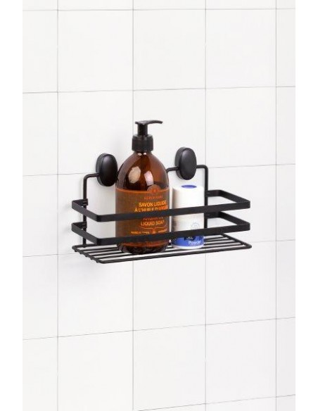 MENSOLA RETTANGOLARE 1RIPIANO ACCIAIO NERO