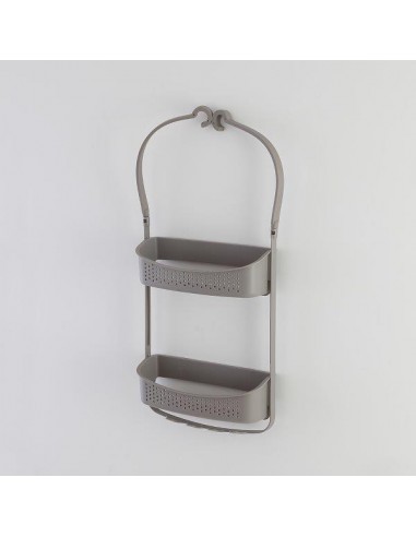 MENSOLA DOCCIA PVC 2 RIPIANI GREY MENSOLA DOCCIA PVC 2 RIPIANI GREY