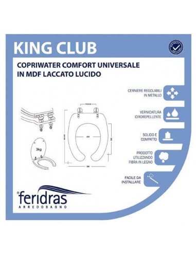 COPRIWATER UNIVERSALE MDF DISABILI COPRIWATER UNIVERSALE MDF DISABILI