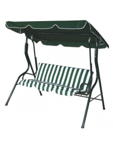 DONDOLO SORRENTO 3 POSTI BIANCO/VERDE