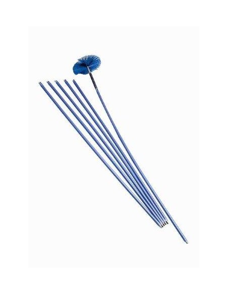 KIT PULIZIA CAMINI 6 ASTE E SCOVOLO