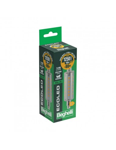 LAMPADINA R7S ECOLED 78MM 10W 2700K LAMPADINA R7S ECOLED 78MM 10W 2700K