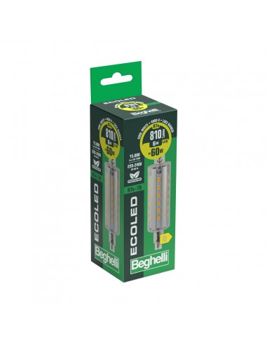 LAMPADINA R7S LED 78MM 6W 4000K LAMPADINA R7S LED 78MM 6W 4000K