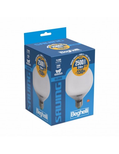 LAMPADINA GLOBO BASSO CONSUMO LED 24W... LAMPADINA GLOBO BASSO CONSUMO LED 24W...