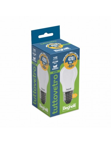 LAMPADINA LED OPALE SFERA 4W E27 3000K LAMPADINA LED OPALE SFERA 4W E27 3000K