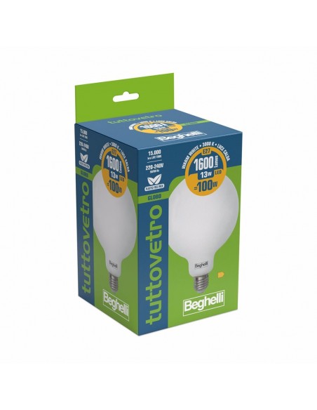 LAMPADINA LED OPALE GLOBO 13W E27 3000K