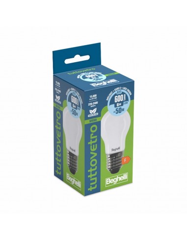 LAMPADINA LED OPALE SFERA 6W E27 6500K LAMPADINA LED OPALE SFERA 6W E27 6500K