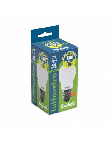 LAMPADINA LED OPALE SFERA 6W E27 4000K