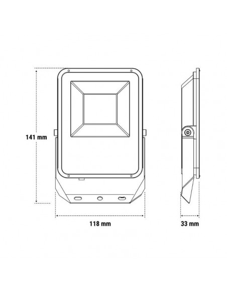 PROIETTORE PER ESTERNI FLOODLIGHT 20W BIANCO IP65 4000K