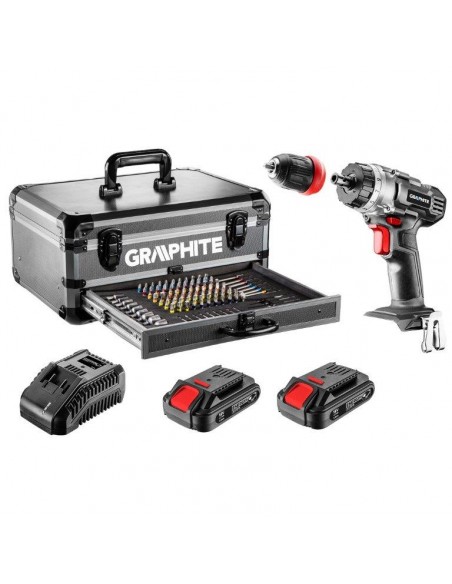 AVVITATORE BATTERIA 2X18V CON VALIGETTA E ACCESSORI