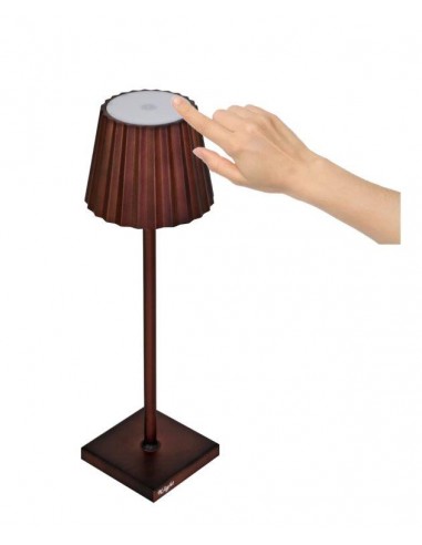 LAMPADA TAVOLO RUGGINE LED K-LIGHT TOUCH LAMPADA TAVOLO RUGGINE LED K-LIGHT TOUCH