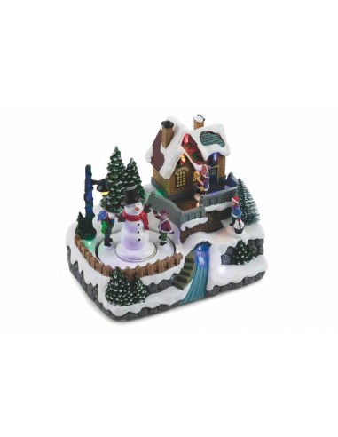 VILLAGGIO NATALIZIO CON MUSICA E LUCI... VILLAGGIO NATALIZIO CON MUSICA E LUCI...