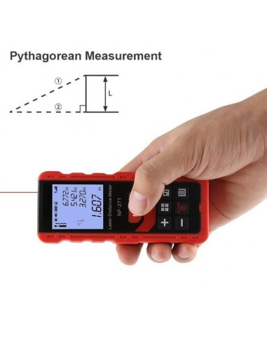 MISURATORE LASER 50 metri ± 2 mm MISURATORE LASER 50 metri ± 2 mm