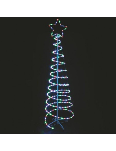 ALBERO A SPIRALE MULTICOLOR H.182 CM