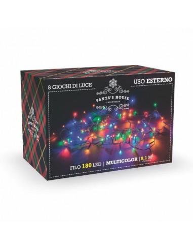 FILO 180 LED MULTICOLOR USO ESTERNO