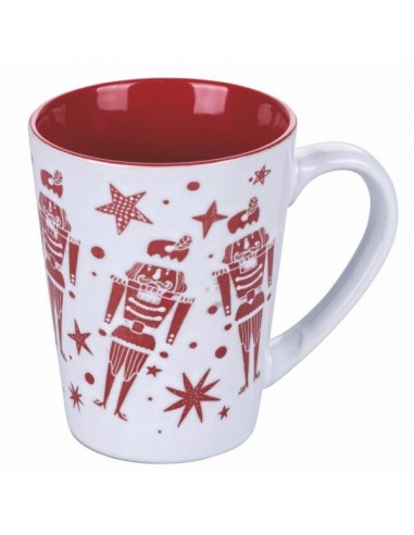 TAZZA NATALE MUG STONEWARE 325ML ROSSO TAZZA NATALE MUG STONEWARE 325ML ROSSO