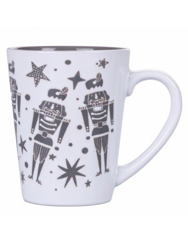 TAZZA NATALE MUG STONEWARE 325ML  GRIGIO TAZZA NATALE MUG STONEWARE 325ML  GRIGIO