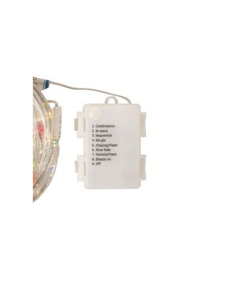 TUBO MICROLED BATTERIA OUTDOOR 10MT MULTICOLOR