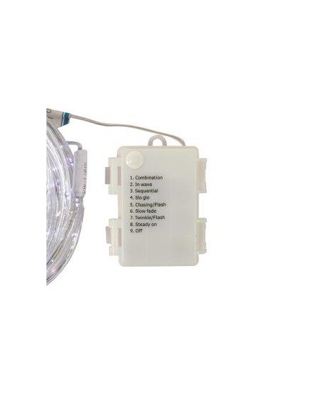 TUBO MICROLED BATTERIA OUTDOOR 20MT BIANCO