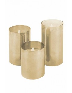 SET 3 CANDELE LED VASO... 2