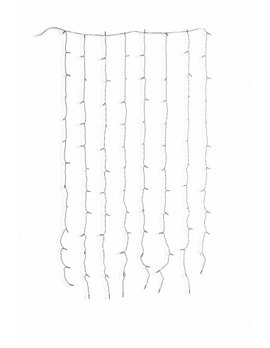 TENDA 120 LED BIANCA USO ESTERNO TENDA 120 LED BIANCA USO ESTERNO