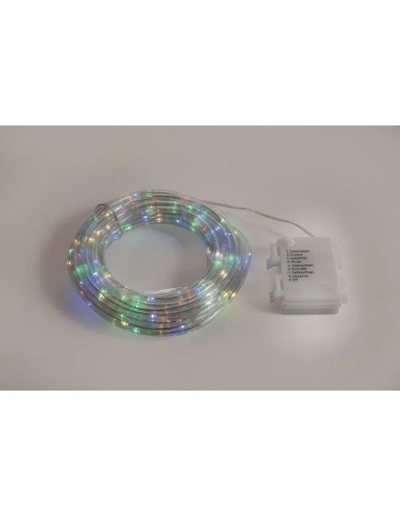 TUBO MICROLED BATTERIA OUTDOOR 10MT MULTICOLOR