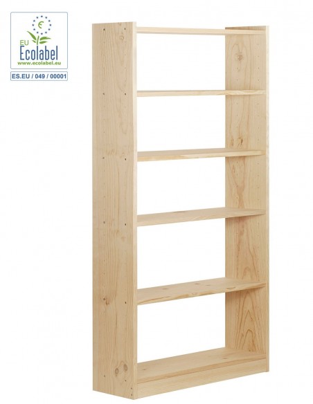 LIBRERIA PINO 6 RIP 80X25X184,7H