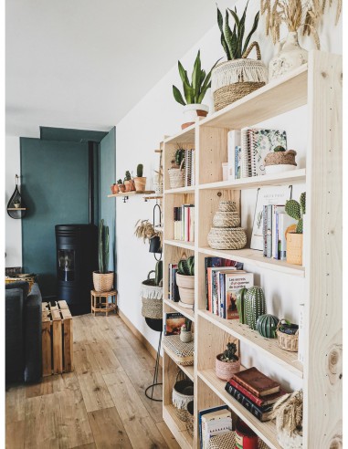 LIBRERIA PINO 6 RIP 80X25X184,7H LIBRERIA PINO 6 RIP 80X25X184,7H