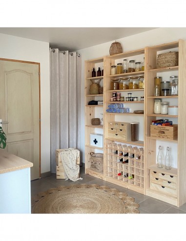 LIBRERIA PINO 6 RIP 80X25X184,7H LIBRERIA PINO 6 RIP 80X25X184,7H