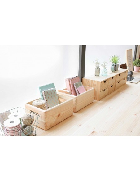 CASSETTA IN PINO 40X30X7CM