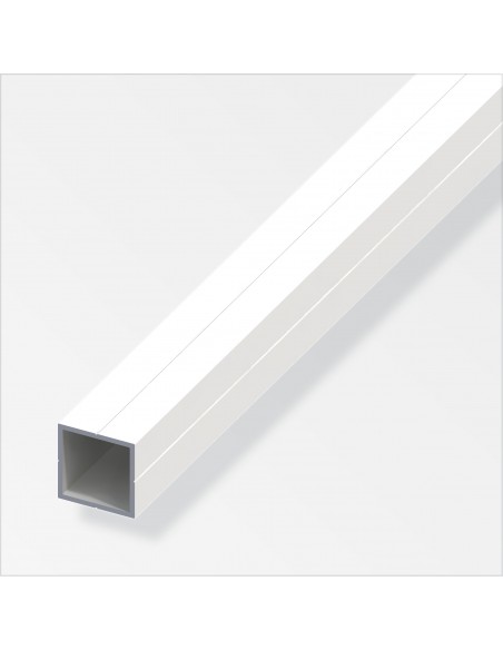 TUBO QUADRATO 23,5 PVC BIANCO 0,3 METRI