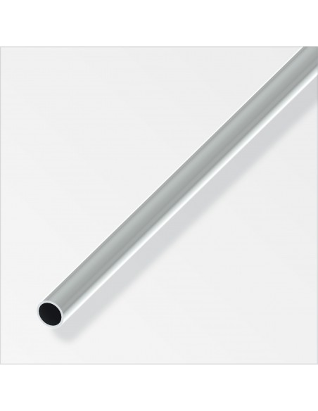 TUBO TONDO ALLUMINIO 12 BRILLANTE 1 METRO