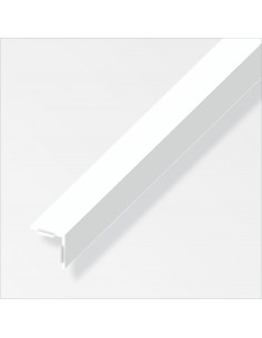 Profilo angolare 2 m 15x15 mm in pvc bianco