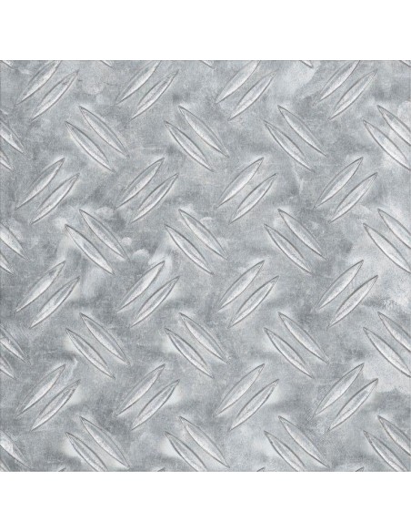 LAMIERA STRIATA 1,5/2 250X500 ALLUMINIO NATURALE