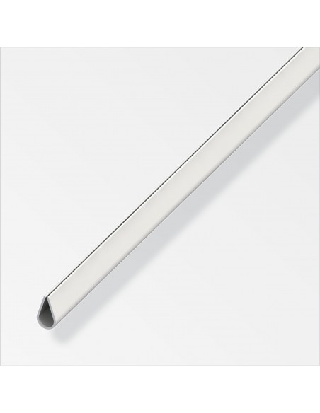 PROFILO CORNICE 15 MM PVC BIANCO 1 METRO