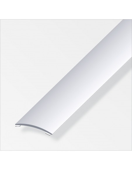 PROFILO DI RACCORDO AUTOADESIVO 40X5 ALLUMINIO ARGENTO 1 METRO