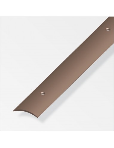 PROFILO DI RACCORDO 30X5 PVC MARRONE 1 METRO