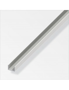 Profilo u quadrato 15. 5x 1 pvc bianco - 1 metro.