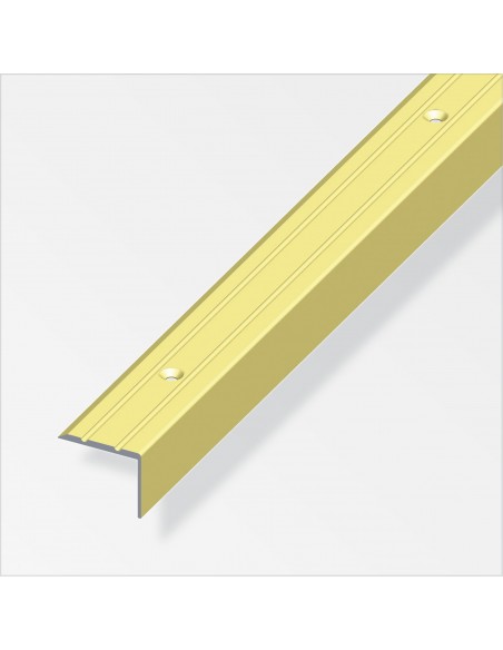 PROFILO PER SCALE 25X20 ALLUMINIO OTTONE 1 METRO