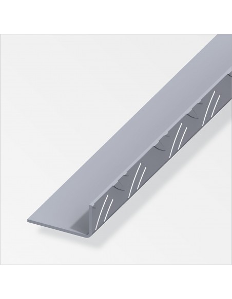 ANGOLARE LAMIERA STRIATA 29,5X53 ALLUMINIO 1 METRO